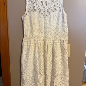 Cream Lace Dress